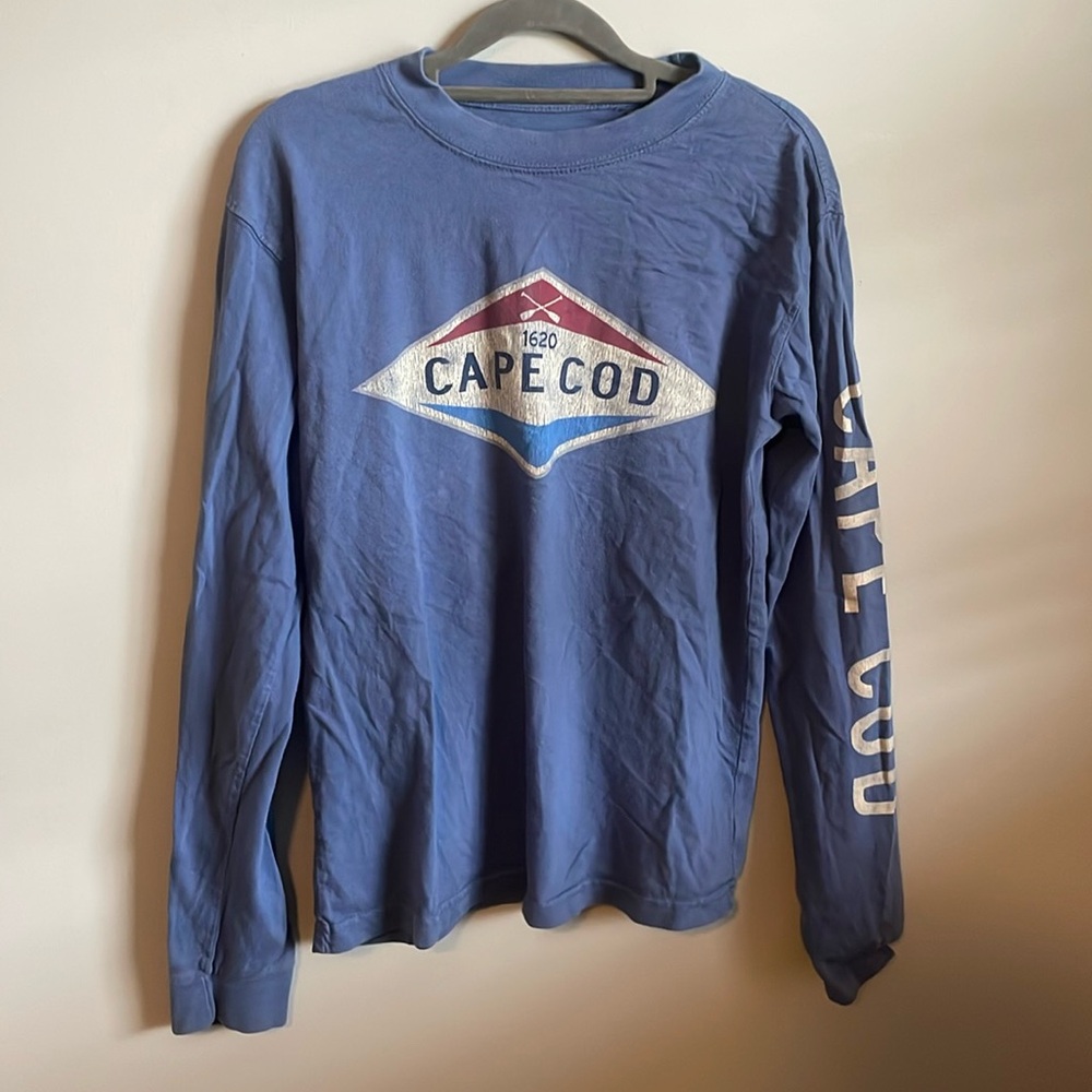 Mrs. Mitchell’s Gifts Blue Long Sleeve Shirt (Says Cape Cod)